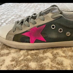 Golden Goose Women’s Superstar Canvas Sneakers, 39